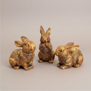 My Texas House Bronze Bunny
Set of 3